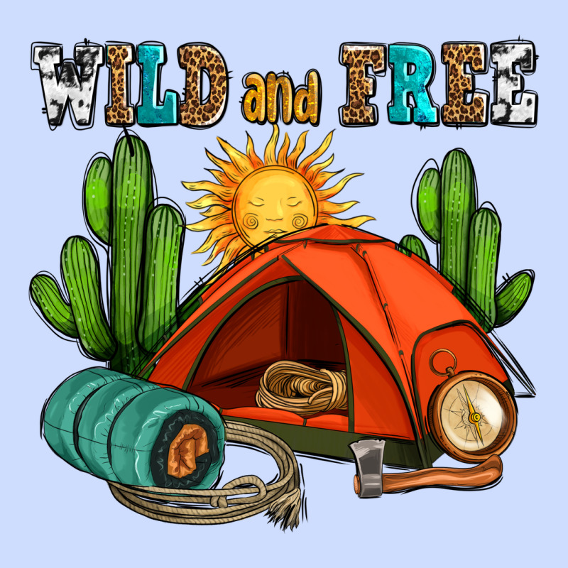Wild And Free Camp Urban Heavy Tee by AdoDesignShop | Teevron