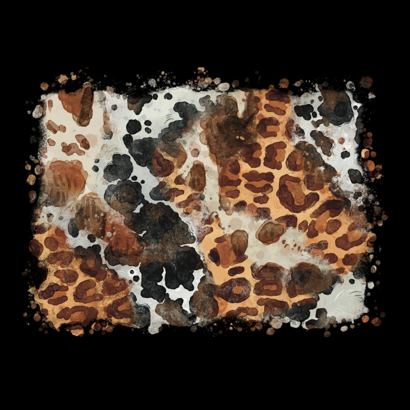 Cowhide Leopard Background Long Sleeve Tee by BarkalooDesign | Teevron
