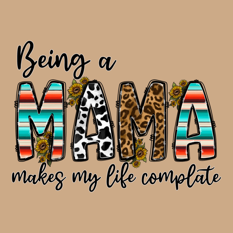 Being Mama Makes My Life Complate Vintage Hoodie by CowhideDigitalArt | Teevron