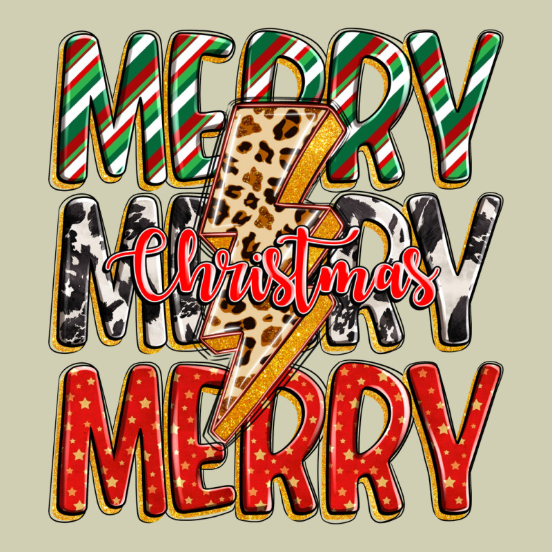 Merry Christmas Lightning Bolt Heavy Core Tee by Zillion Design Studio | Teevron