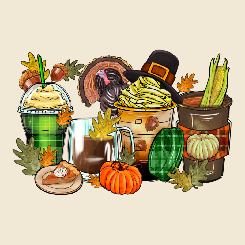 Thanksgiving Coffee Cups Premium Tee by Zillion Design Studio | Teevron