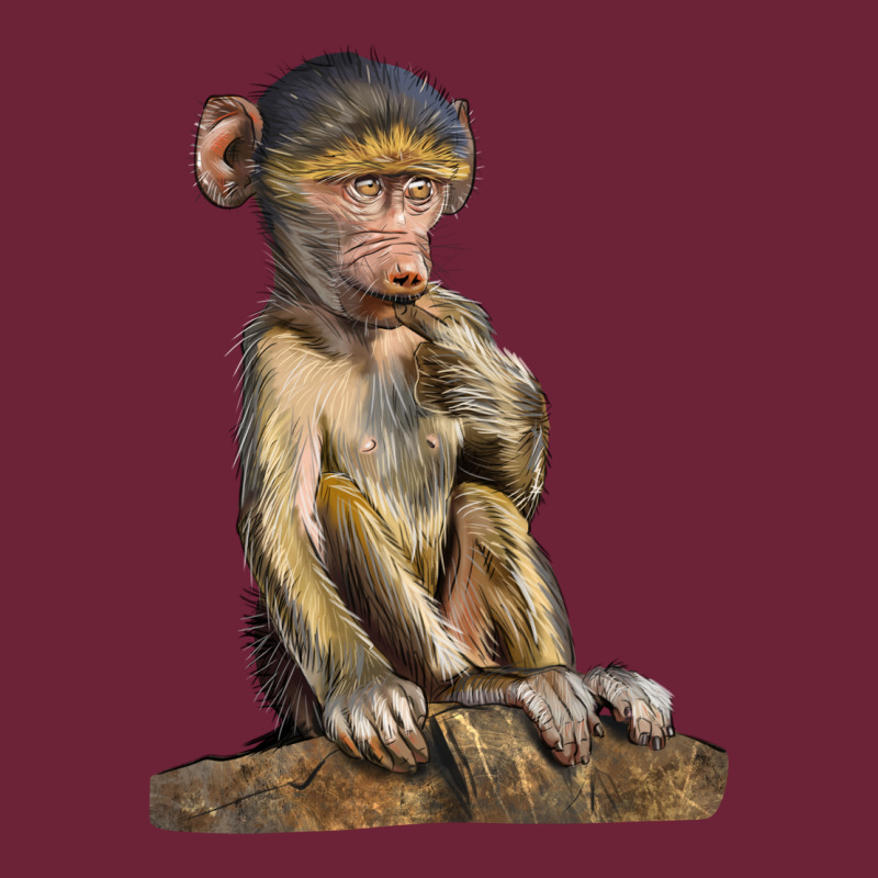 Baby Baboon Illustrations Long Sleeve Tee by LillyAllenDesigns | Teevron