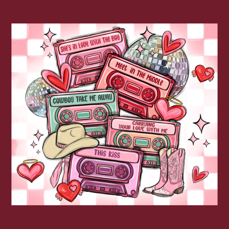 Valentine's Day Cassette Tapes Zipper Hoodie by MaliasSmallBusiness | Teevron