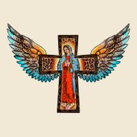 Our Lady Of Guadalupe Cross With Wings Premium Tee | Teevron