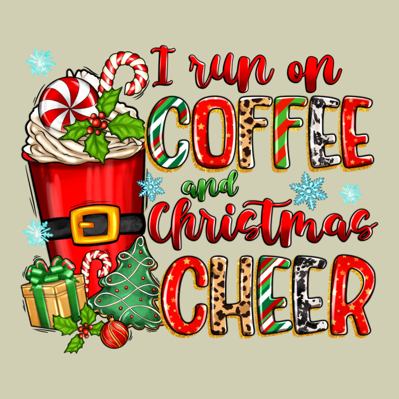 I Run On Coffee And Christmas Cheer Heavy Core Tee by Zillion Design Studio | Teevron