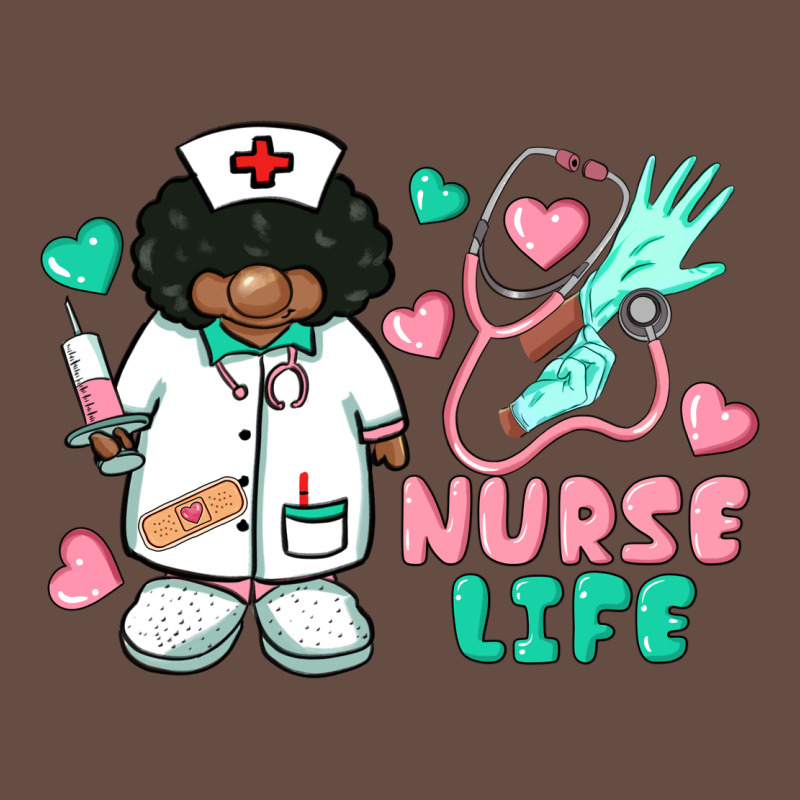 Nurse Life Afro American Nurse Long Sleeve Tee by BarkalooDesign | Teevron