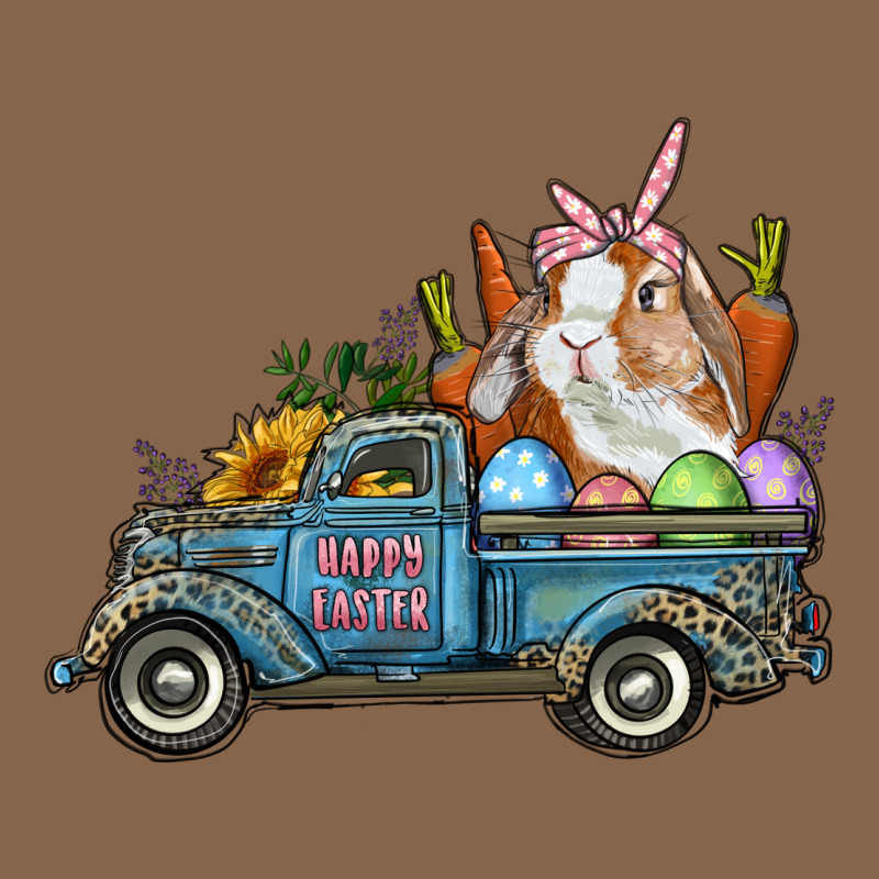 Happy Easter Truck With Bunny Eggs And Carrot Premium Tee by RanaPortraitStore | Teevron