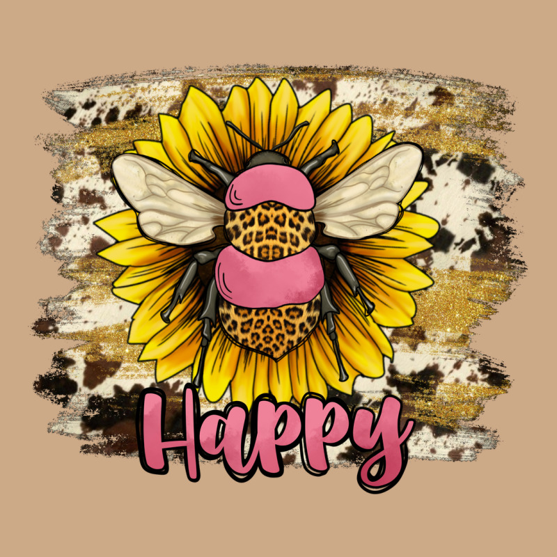 Bee Happy Vintage Hoodie by JahusDesignShop | Teevron