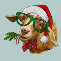 Christmas Glasses Goat Heavy Core Tee | Teevron