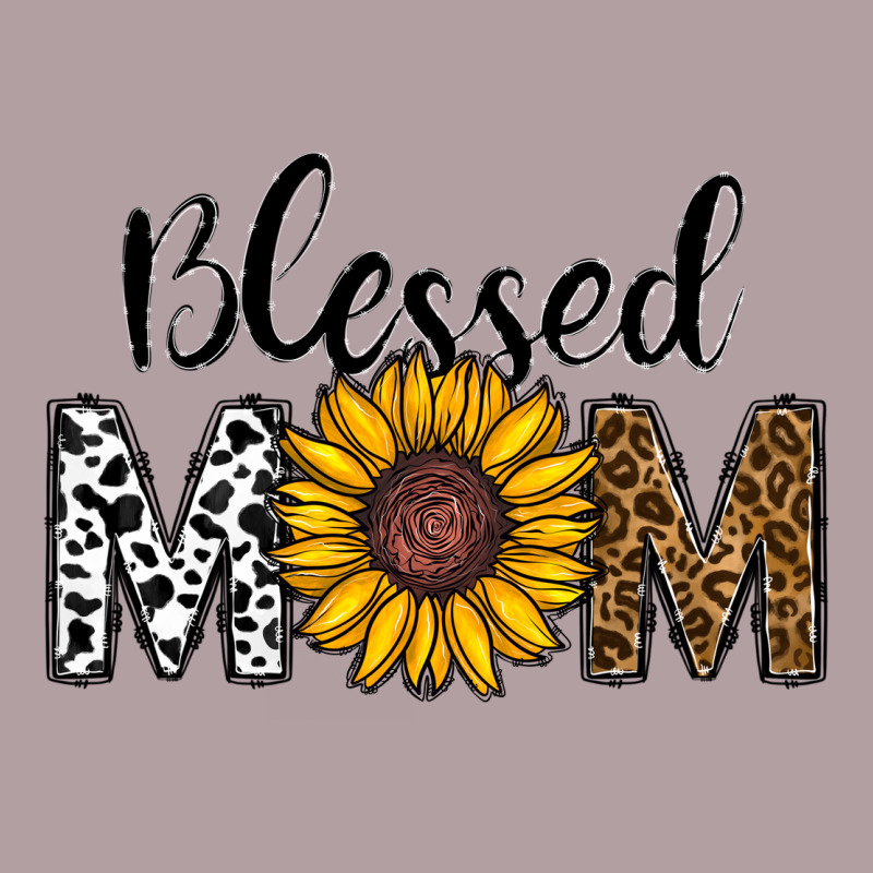 Blessed Mom Vintage Hoodie by CowhideDigitalArt | Teevron