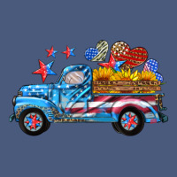 American Truck And Flag With Stars Vintage Hoodie | Teevron