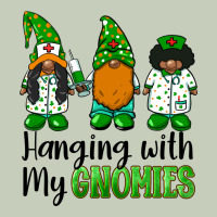 Hanging With My Gnomies African American Nurse Gnomies Long Sleeve Tee | Teevron