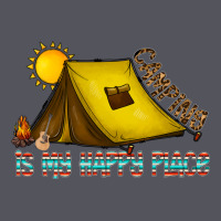 Camping Is My Happy Place Vintage Hoodie | Teevron