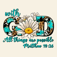 With God All Things Are Possible Daisy Vintage Tee | Teevron