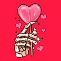 Skeleton Hand With Sugar Valentines Day Zipper Hoodie | Teevron