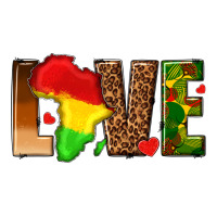 love melanin with african map | Teevron