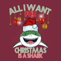 All I Want For Christmas Is A Shark Premium Hoodie | Teevron