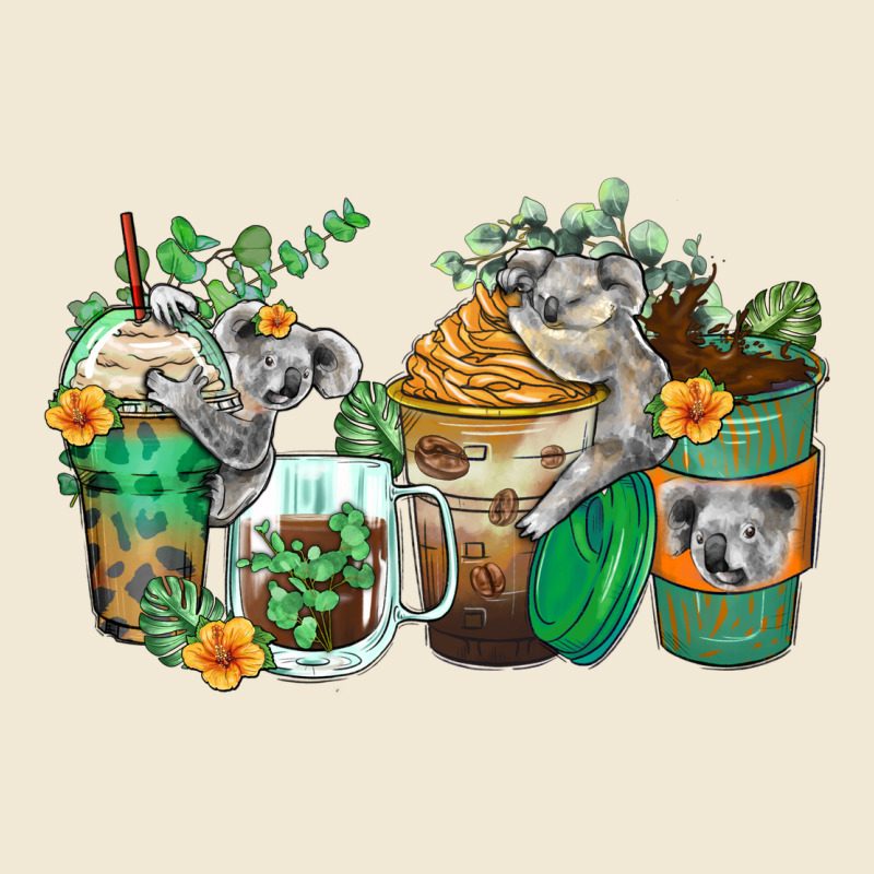 Koala Coffee Cups Premium Tee by Zillion Design Studio | Teevron