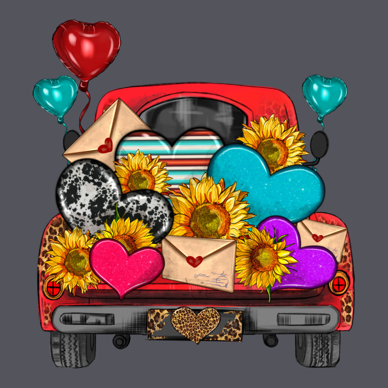 Western Truck With Heart Vintage Hoodie by HRA Design Shop | Teevron
