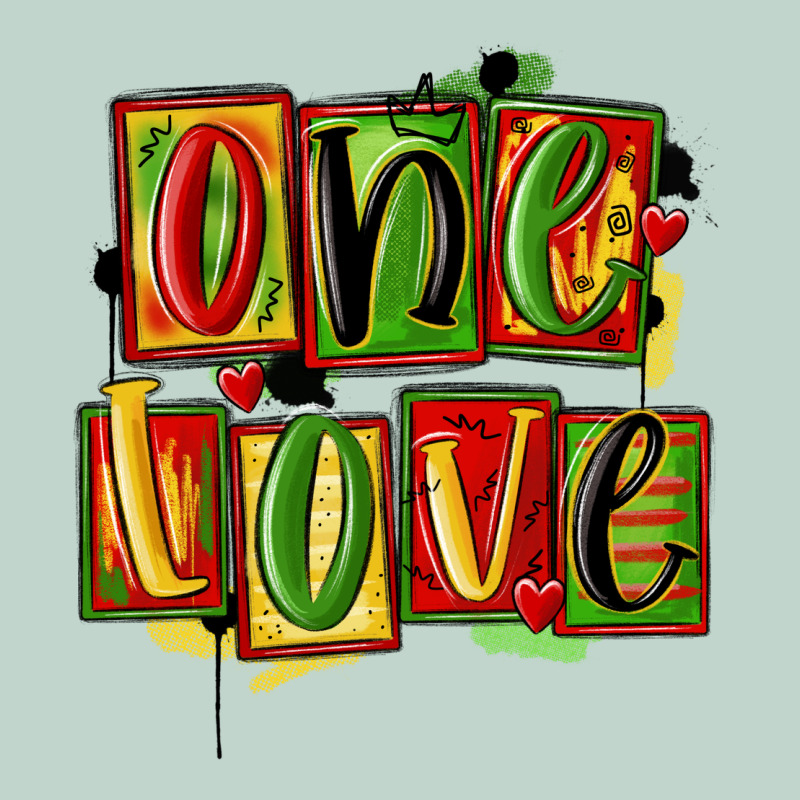 One Love Juneteenth Zipper Hoodie by MaliasSmallBusiness | Teevron