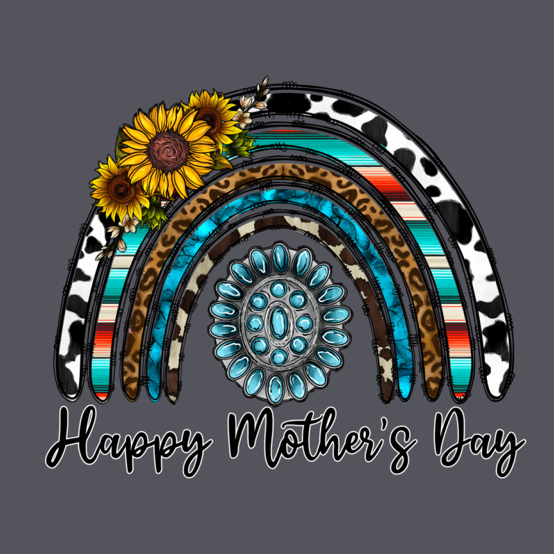 Happy Mother's Day Rainbow Vintage Hoodie by CowhideDigitalArt | Teevron