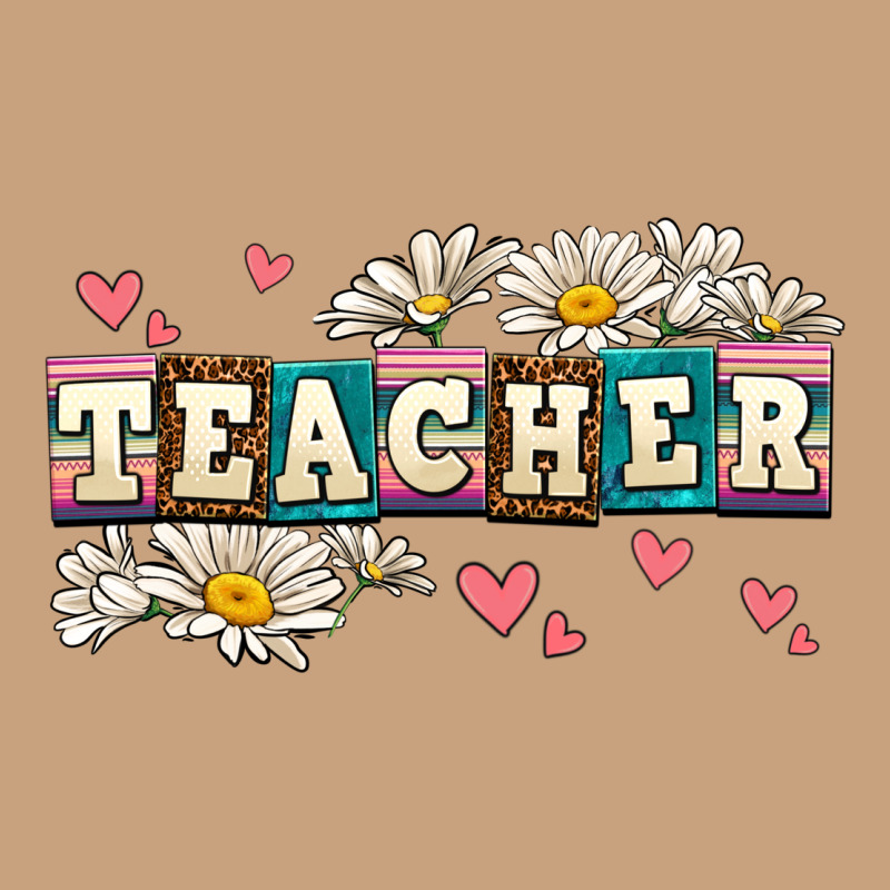 Daisy Teacher Vintage Tee by AdoDesignShop | Teevron
