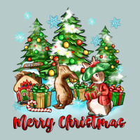 Merry Christmas Rabbits Heavy Core Tee | Teevron