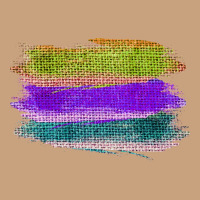Green Purple Cyan Colored Triple Brush Strokes Vintage Tee | Teevron