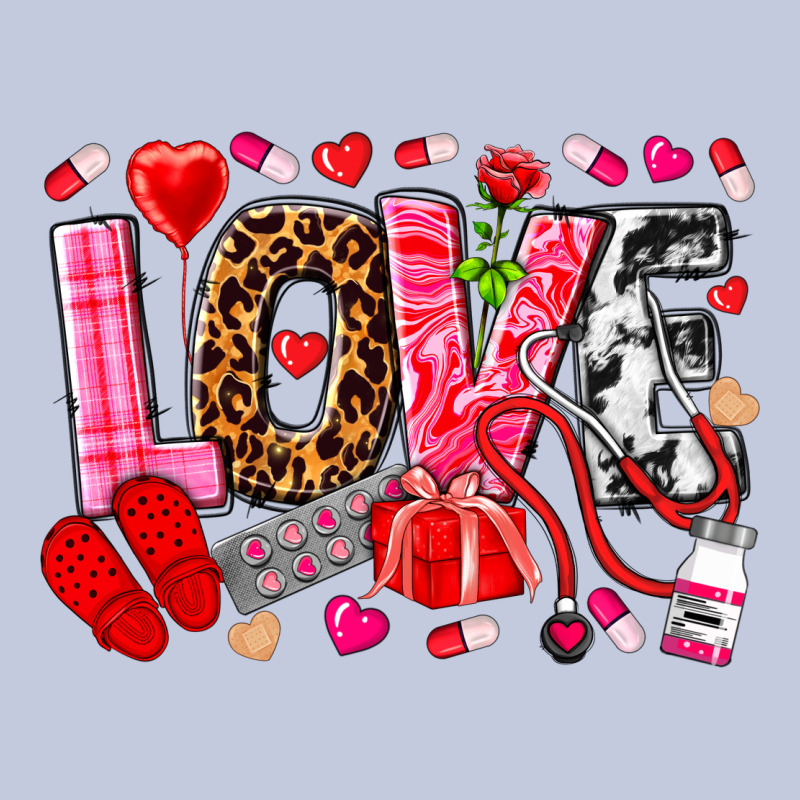 Valentines Day Love Nurse Long Sleeve Tee by NancyCooperArtShop | Teevron