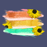 Colored Triple Sunflower Brush Strokes Vintage Tee | Teevron