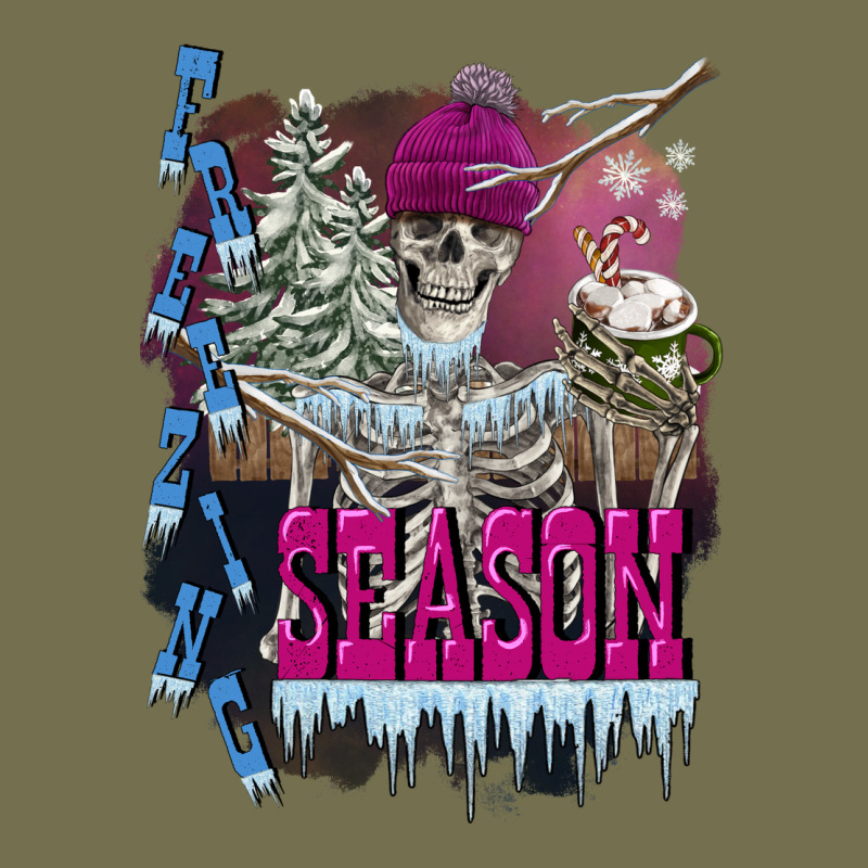 Freezing Season Skeleton Vintage Hoodie by FaDigitalArtStudio | Teevron