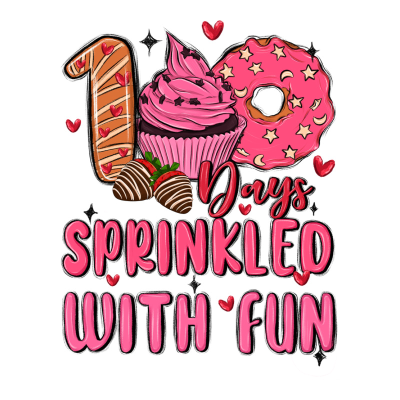 100 Days Sprinkled With Fun Zipper Hoodie by MaliasSmallBusiness | Teevron