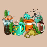 Dinosaur Coffee Cups Urban Heavy Tee | Teevron