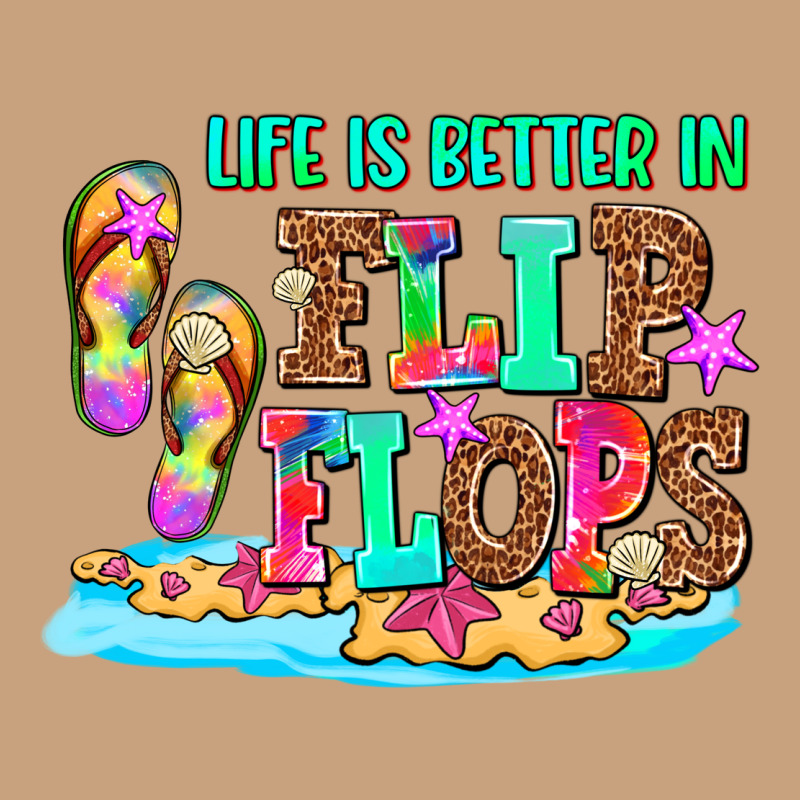 Life Is Better In Flip Flops Vintage Tee by AdoDesignShop | Teevron