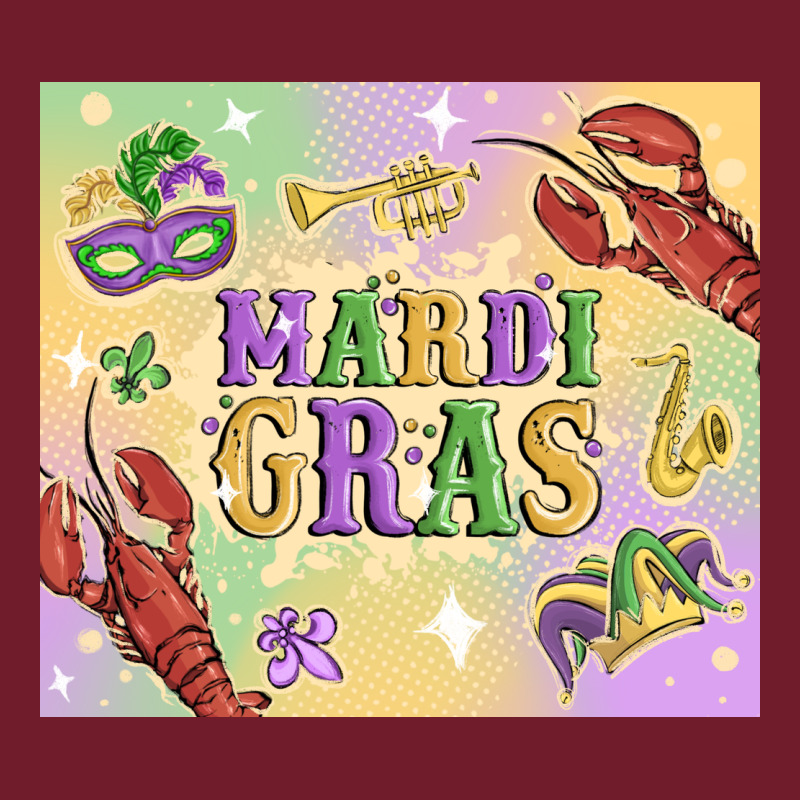 Mardi Gras Zipper Hoodie by MaliasSmallBusiness | Teevron