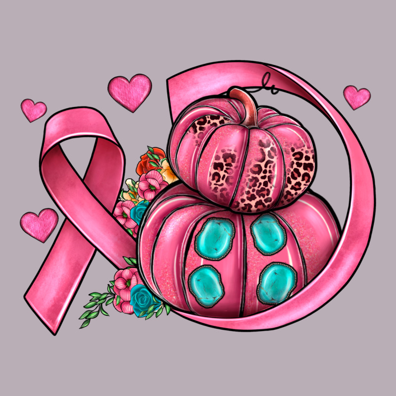 Cancer Ribbon Pumpkins Vintage Tee by JahusDesignShop | Teevron