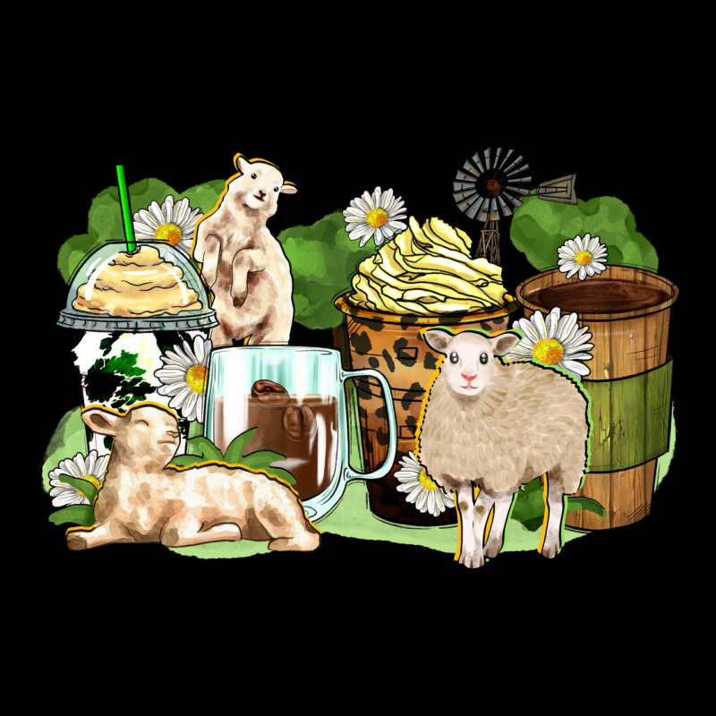 Sheep Coffee Cups Premium Tee by Zillion Design Studio | Teevron