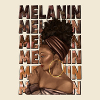 Melanin Melanin Melanin With Afro Girl Premium Tee | Teevron