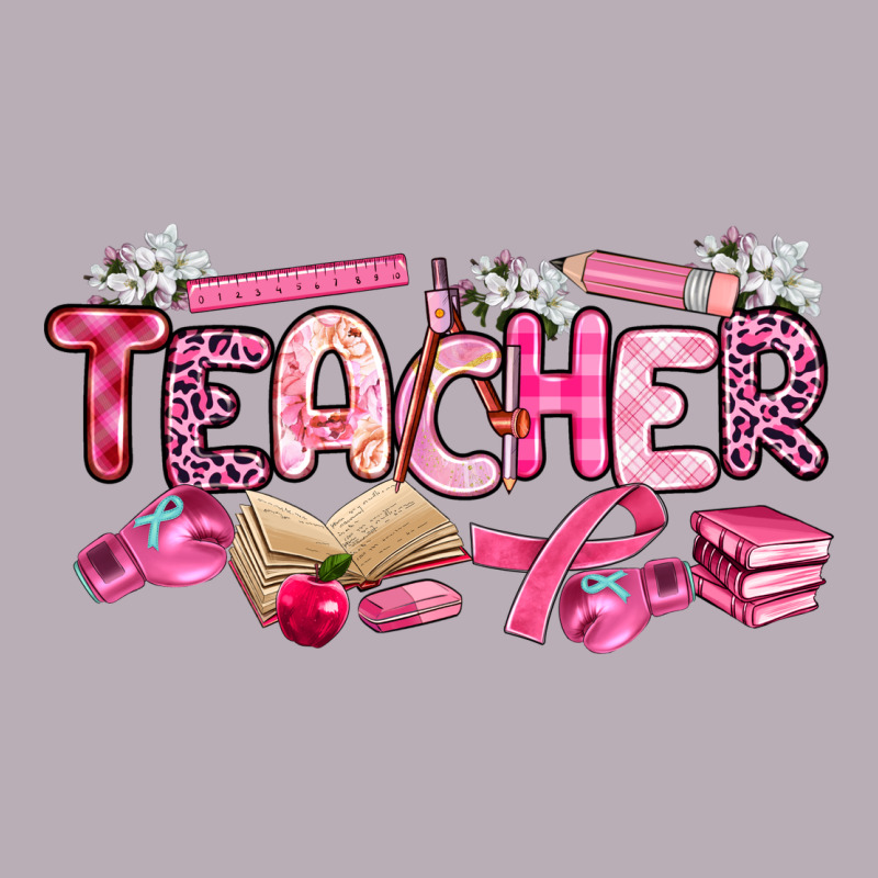 Breast Cancer Teacher Vintage Tee by Artiststas | Teevron