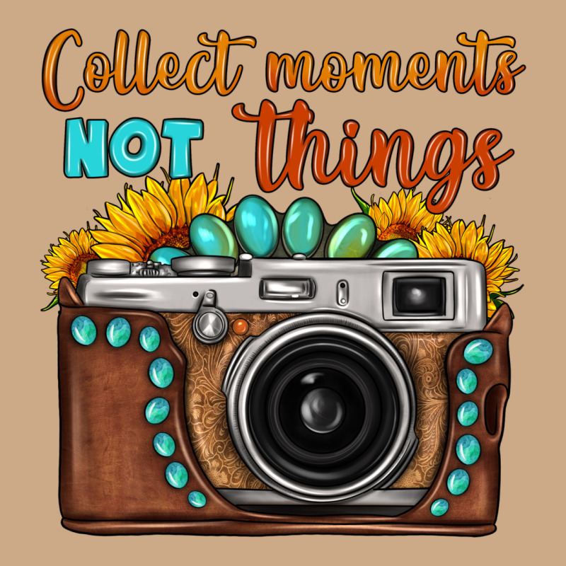 Collect Moments Not Things Sunflower Gemstone Vintage Camera Vintage Hoodie by FaDigitalArtStudio | Teevron