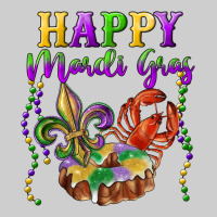 Happy Mardi Gras Fleur De Lis King Cake Crawfish Premium Tee | Teevron