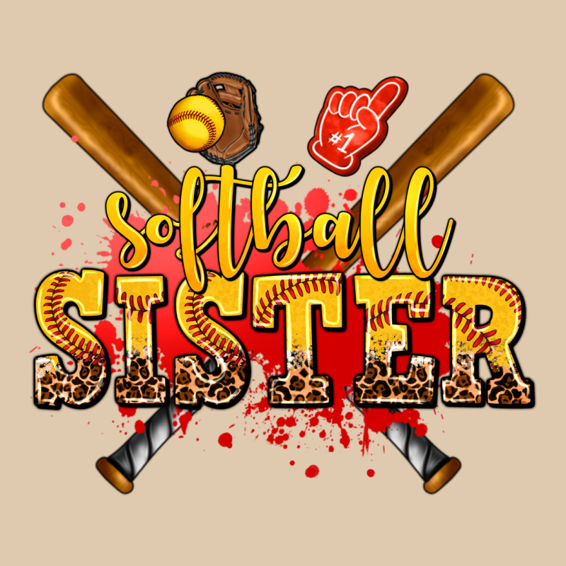 Softball Sister Heavyweight Sweatshirt by AdoDesignShop | Teevron