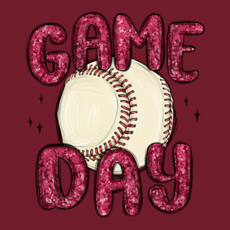 Game Day Baseball Zipper Hoodie by MaliasSmallBusiness | Teevron