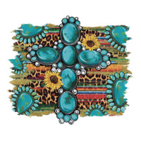 western gemstone cross sunflowers serape leopard glitter | Teevron