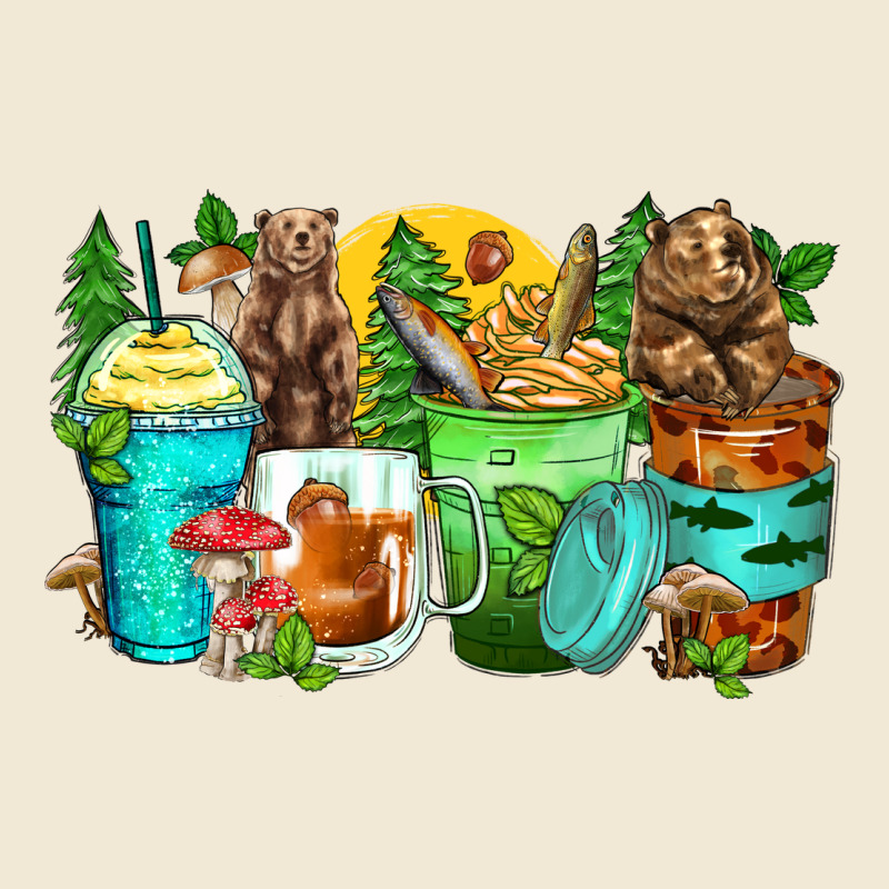 Bear Coffee Cups Premium Tee by Zillion Design Studio | Teevron