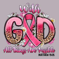 Breast Cancer With God All Things Are Possible Vintage Tee | Teevron