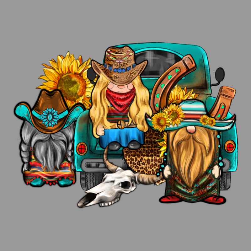 Western Truck With Gnomes Vintage Hoodie by HRA Design Shop | Teevron