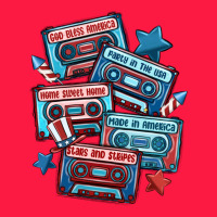 Usa America Cassette Tapes Zipper Hoodie | Teevron