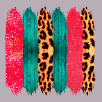 Colored Leopard And Wood Patterned Western Brush Strokes Vintage Tee | Teevron