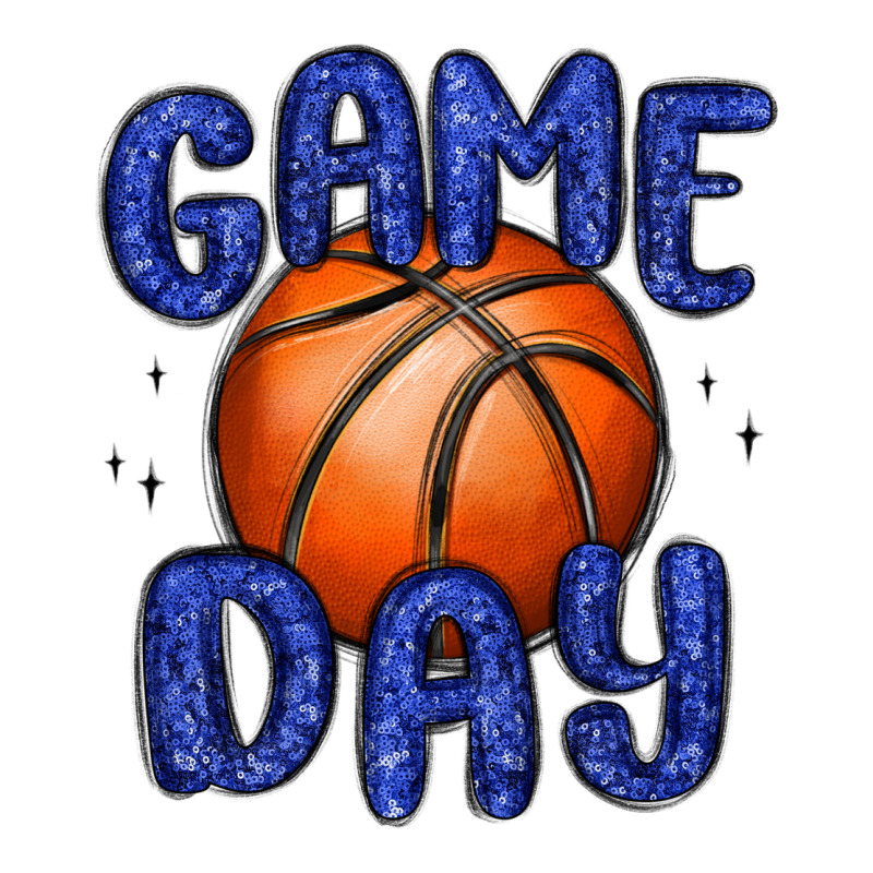 Game Day Basketball Zipper Hoodie by MaliasSmallBusiness | Teevron